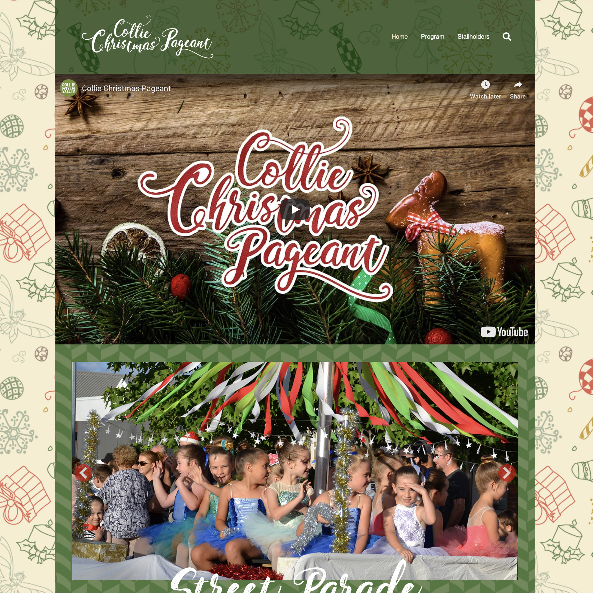 Collie Christmas Pageant