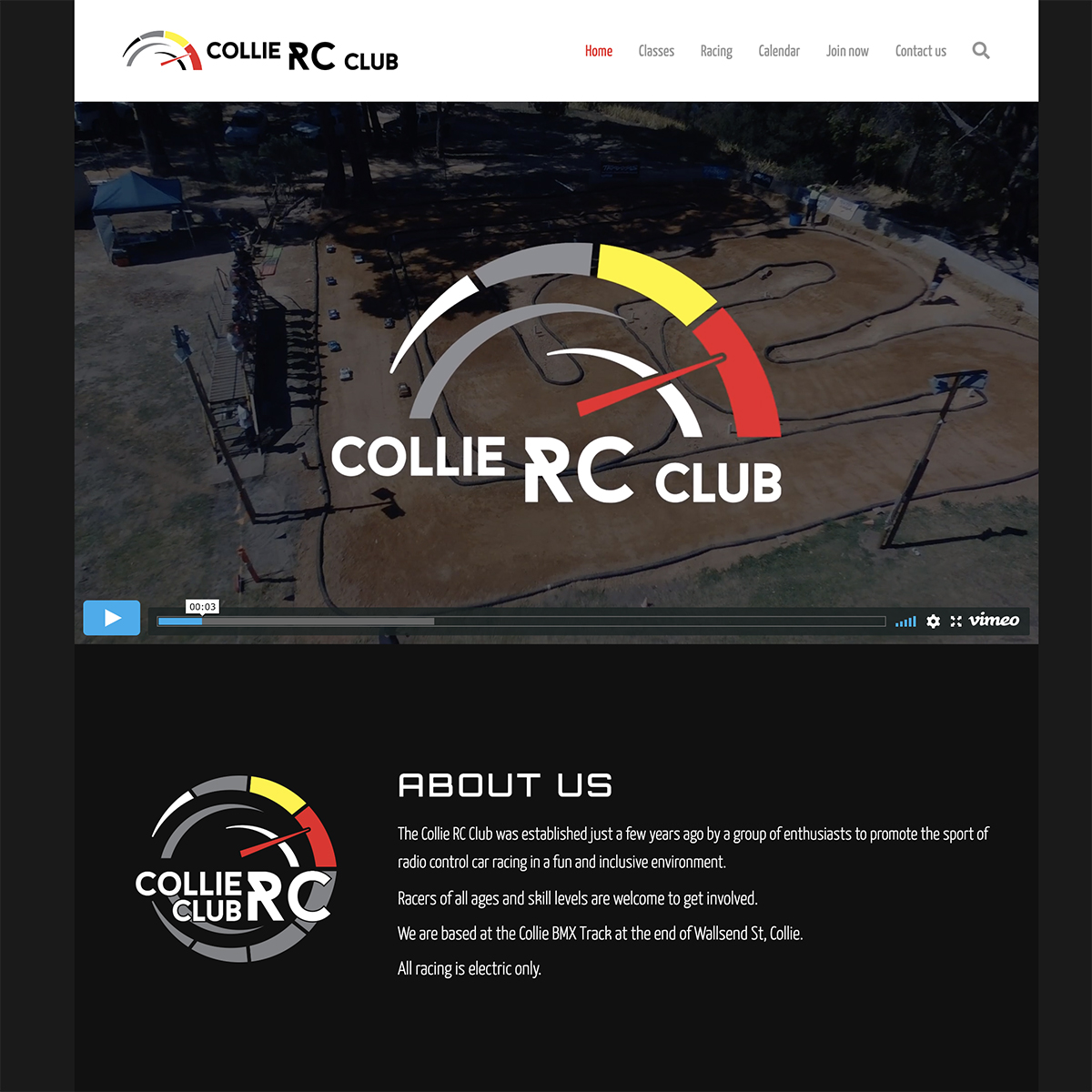 Collie RC Club website